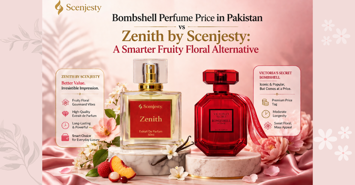 Bombshell Perfume Price in Pakistan vs Zenith by Scenjesty: A Smarter Fruity Floral Alternative