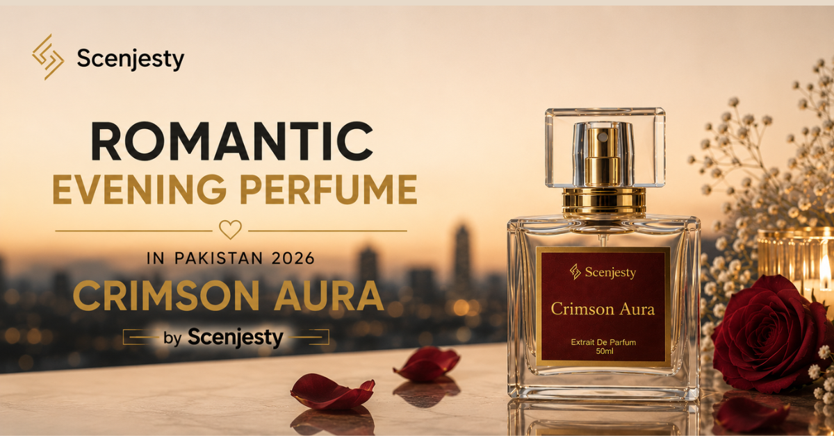 Romantic Evening Perfume in Pakistan 2026: Crimson Aura by Scenjesty