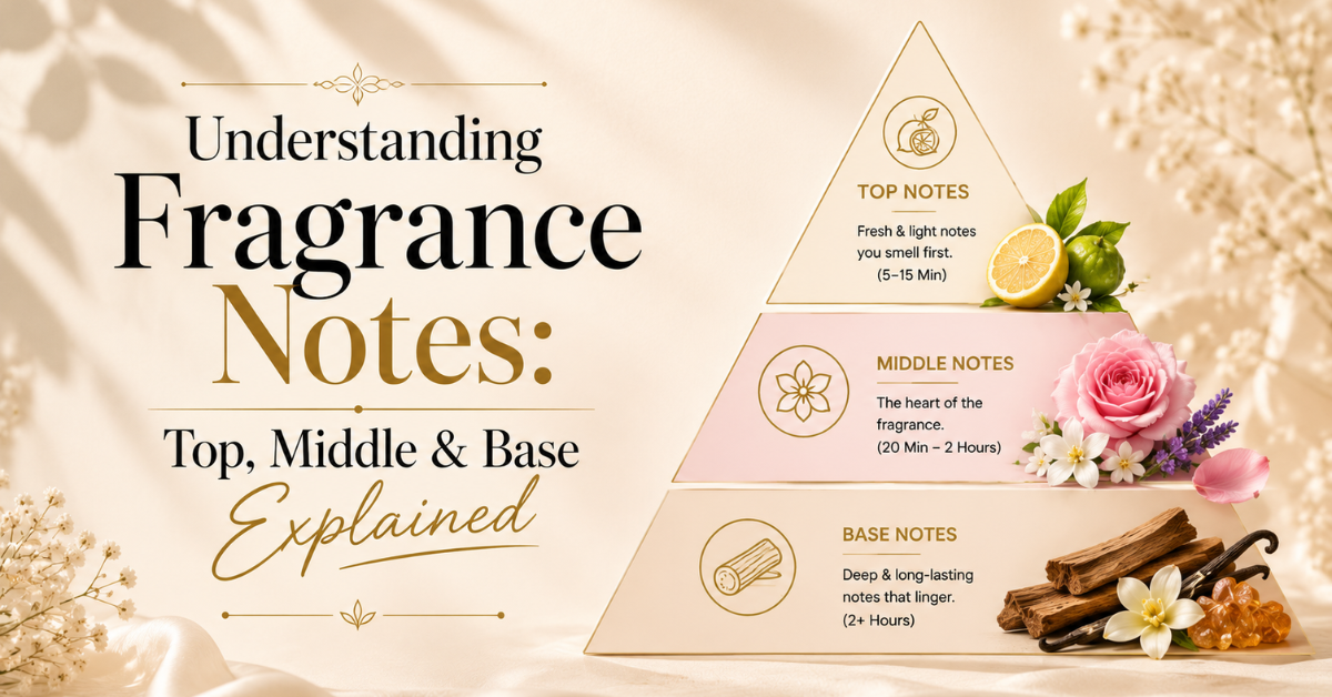 Understanding Fragrance Notes: Top, Middle & Base Explained